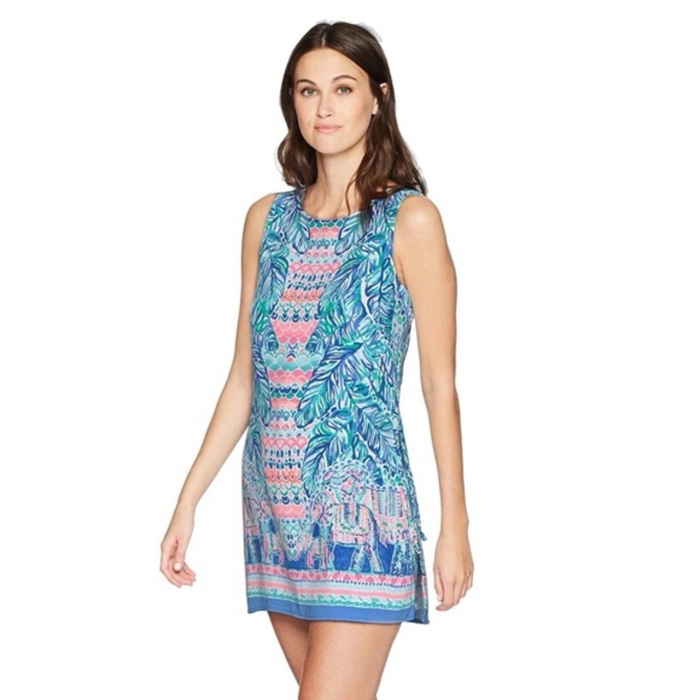 Lilly Pulitzer DONNA ROMPER 
Multi Feel The Beat size 10